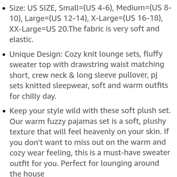 🆕⭐Fuzzy white pink cheetah leopard lounge set - Picture 8 of 10